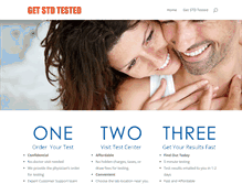 Tablet Screenshot of getstdtested.com